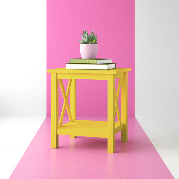 Hashtag Home Adderley Solid Wood Top End Table Wayfair Canada